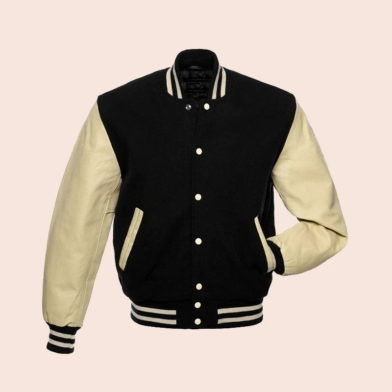 Alex Bomber Varsity Jacket - The Shearling Jacket