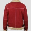 Ebeneezer Scrooge Ryan Shearling Jacket