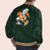 Miami Hurricanes Green Bomber Jacket