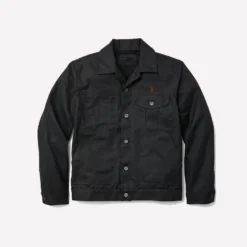 Cole Hauser Black Cotton Rip Yellowstone Jacket