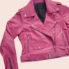 Barbie Pink Leather Jacket