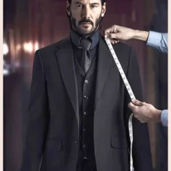 Keanu Reeves John Wick Black Blazer