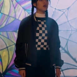 Wednesday Black Bomber Jacket