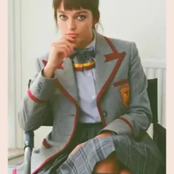 Grey blazer sex education