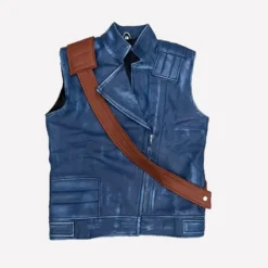 Blue Leather Cal Kestis Star Wars Vest