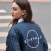 Starfield Blue Bomber Jacket for Mens