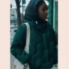 The Bear Sydney Adamu Jacket Green Puffer