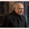 Fred Armisen Uncle Fester Wednesday Black Trench Coat