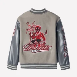 New Ac Milan Grey Varsity Jacket