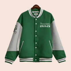 90s Eagles Bomber Green Jacket