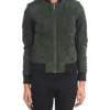 Green Suede Leather Jacket