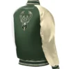 NBA Milwaukee Bucks Starter Green Varsity Jacket