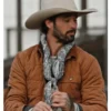 Walker Yellowstone S04 Ryan Bingham Brown Puffer Jacket
