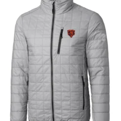 gray chicago puffer jacket