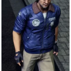 Kouichi Adachi Like a Dragon Infinite Wealth Blue Jacket