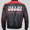 Ryan Gosling Miami Vice Stunt Leather Black Jacket