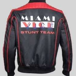 Ryan Gosling Miami Vice Stunt Leather Black Jacket