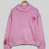 Pink Palm Puff Hoodie