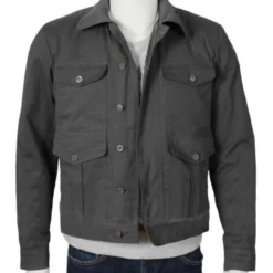 Yellowstone Grey Cotton Jacket