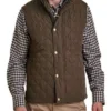 Yellowstone John Dutton Quilted Brown Vest