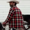 Yellowstone Walker Ryan Bingham Red Plaid Jacket