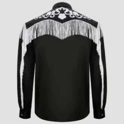 Barbie 2023 Ryan Gosling Black Fringe Shirt