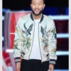 John Legend Bird Print Bomber Jacket