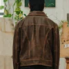 Mutimer Brown Leather Biker Jacket