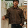 Mutimer Leather Jacket Brown