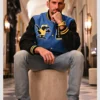 Novak Blue Varsity Jacket