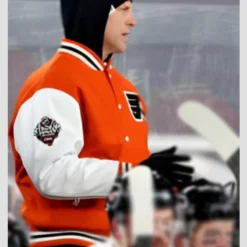 Philadelphia Flyers Orange Varsity Jacket