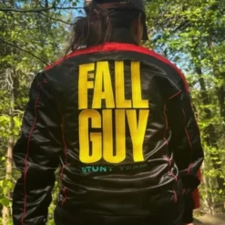 Fall Guy Satin Bomber Jacket