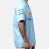 embroidery Miami Blue Shirt For Men