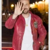 Ryan Gosling Film Festival Red Leather Jacket