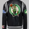 Boston Celtics Black Varsity Jacket