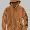 Carhartt Midweight Hooded Brown Sweatshirt