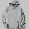 Carhartt Midweight Hooded Grey Sweatshirt
