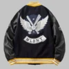 MLBNY Black Baseball Varsity Jacket