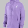 Nike Club Purple Zippered Hoodie