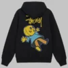 Stussy Dollie Black Zip- Up Hoodie