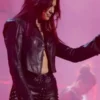 BRIT Awards 2024 Dua Lipa Black Leather Jacket