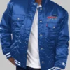 Buffalo Bills Silver Tab Satin Trucker Jacket