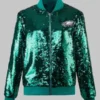 Philadelphia Eagles Sequin Bomber Jacket