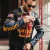 vanson black biker leather jacket