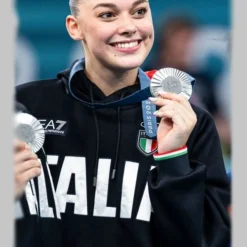 Paris 2024 Olympics Italia Black Pullover Hoodie