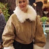Emily In Paris S04 Camille Razat Shearling Jacket