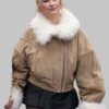 Emily In Paris S04 BROWN Shearling Jacket