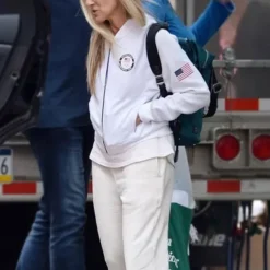 Sarah Jessica Parker USA Olympics 2024 White Jacket