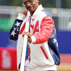 Snoop Dogg U.S.A 2024 Olympics Bomber Jacket