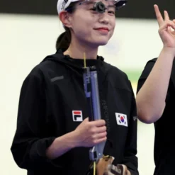 Fila Yeji Kim 2024 Olympic Cyborg Jacket Black